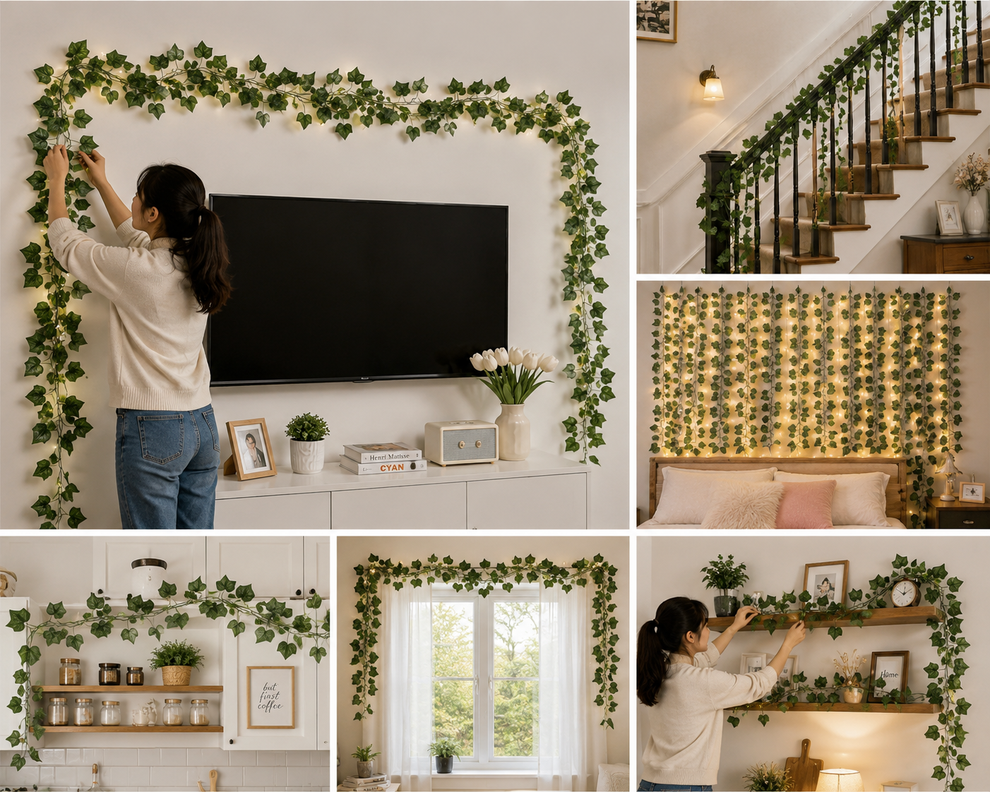 Artificial Ivy Leaf Garland