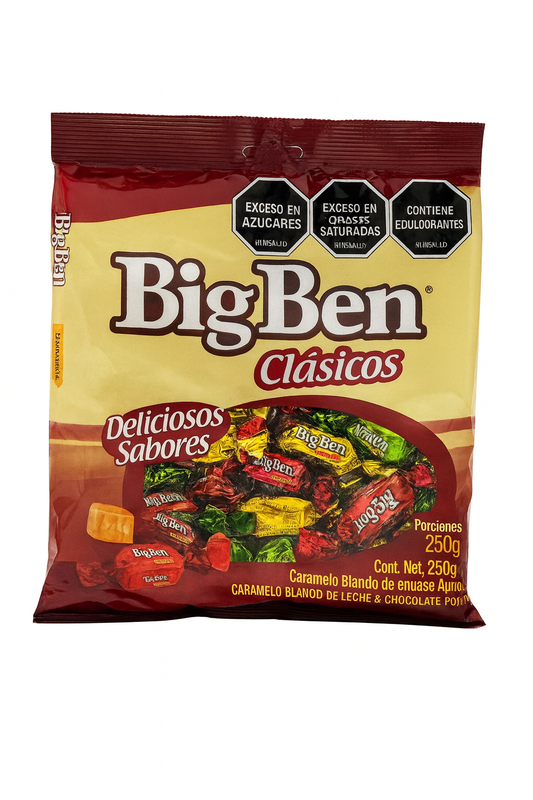 Big Ben Clásicos – Assorted Caramel Candy (250g)