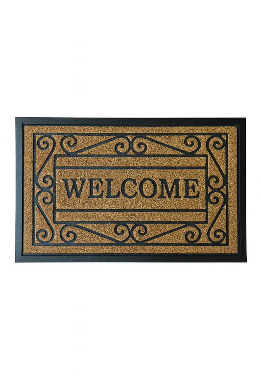 Golden Frame Coir Mat