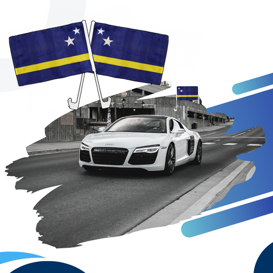 Curacao Car Flags