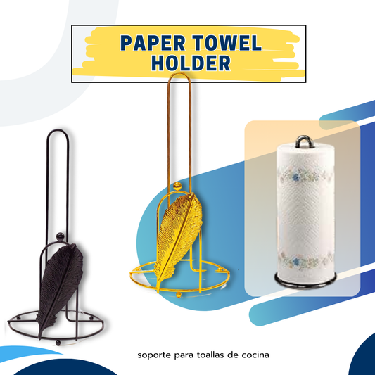 Kitchen Towel Holder Black  Design)