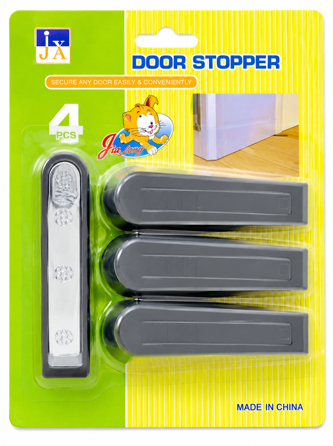 4-Piece Door Stopper Set