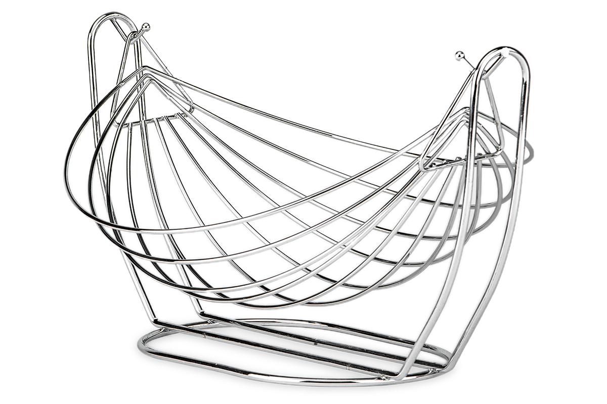 Chrome Wire Fruit Basket