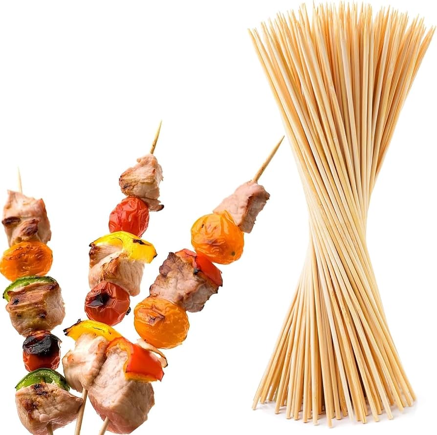 Round Wooden Skewers Stick