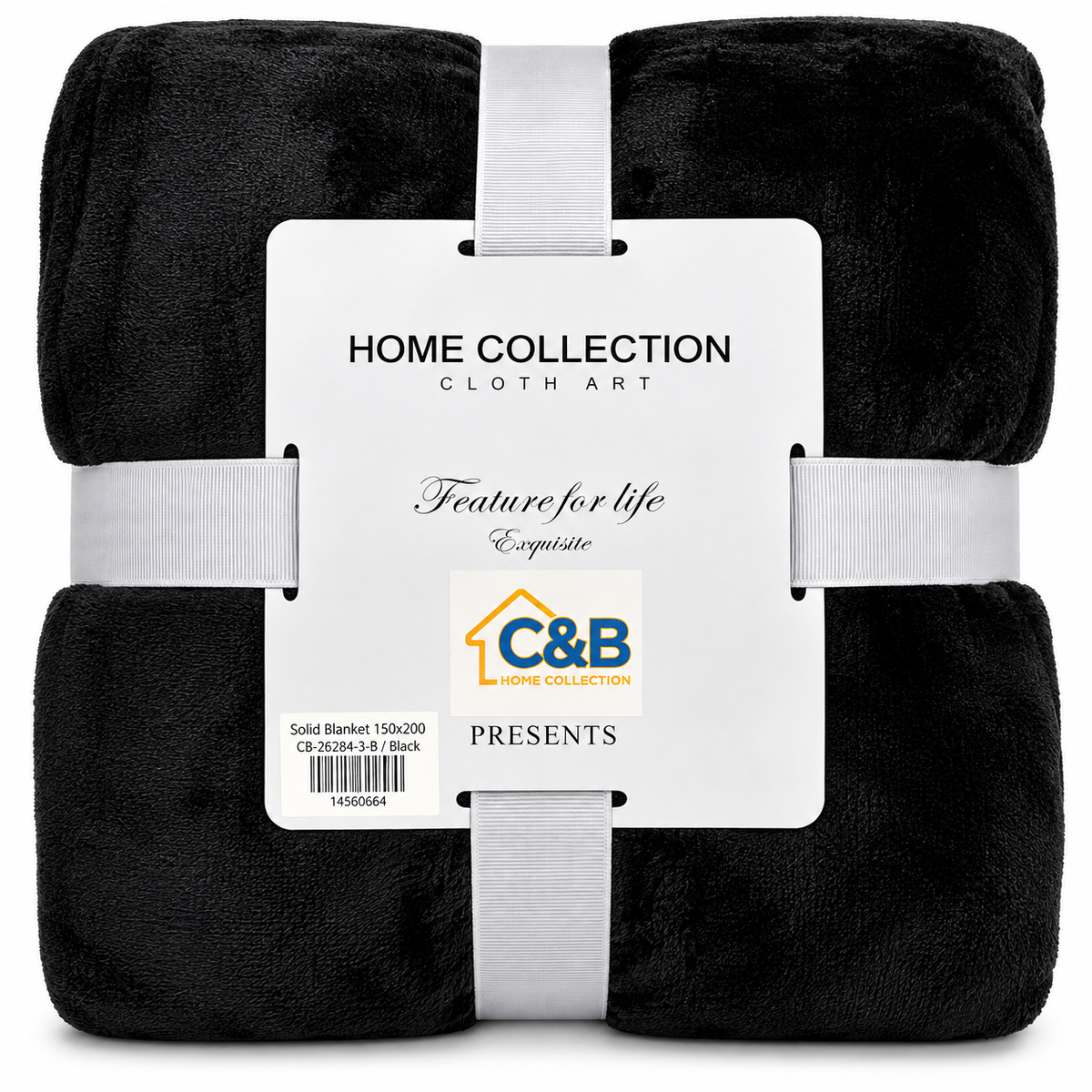Blanket 150x200-Black