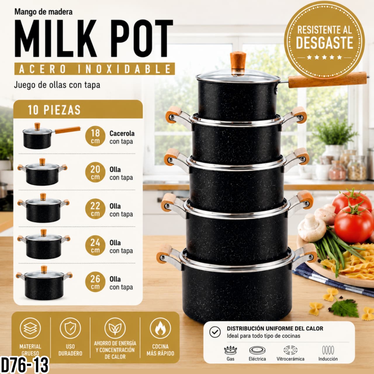 Stainless Steel Pot  Set