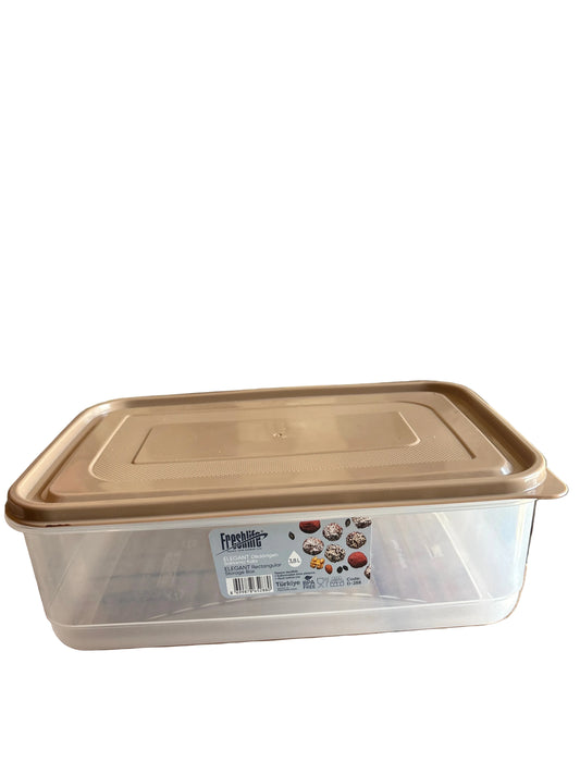 FreshLife Elegant Rectangular Storage Box 3.8L