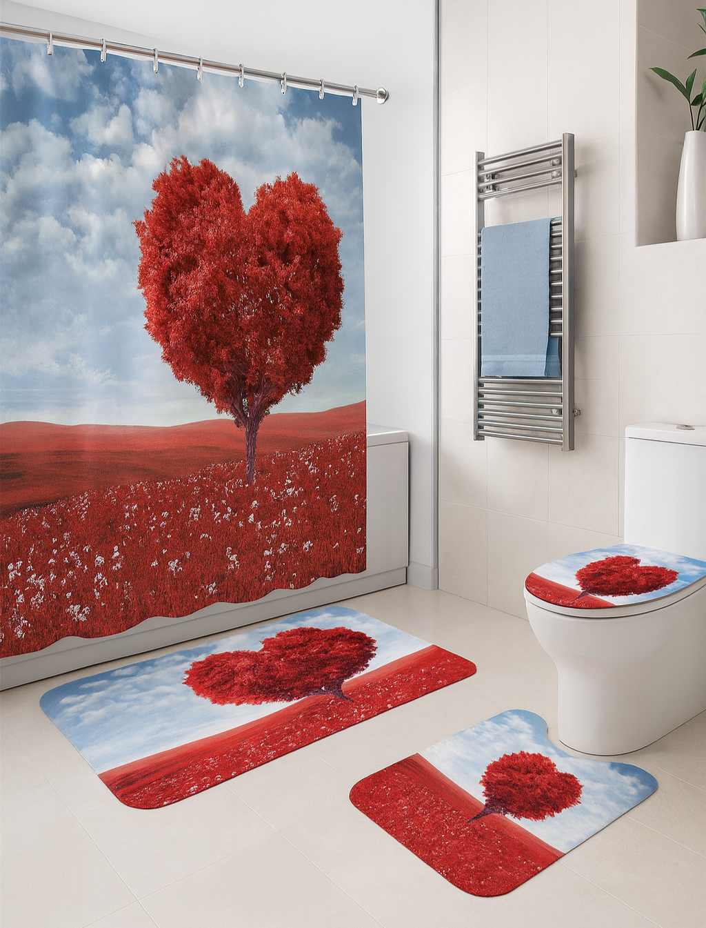 Romantic Heart Tree Design