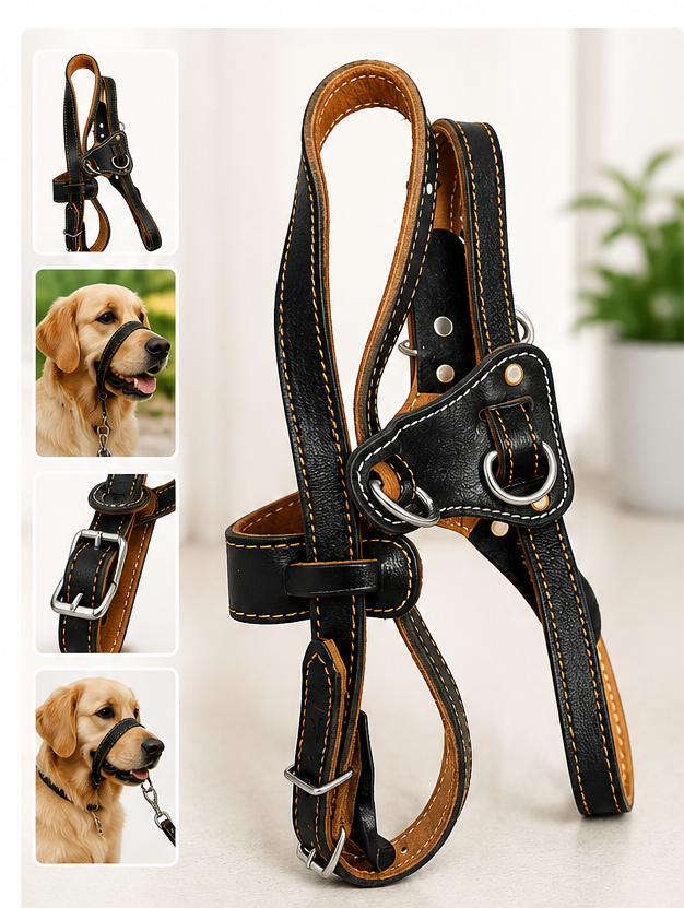 Leather Dog Harness