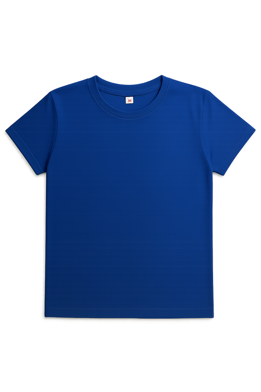 T-Shirt Blue Plain Kids