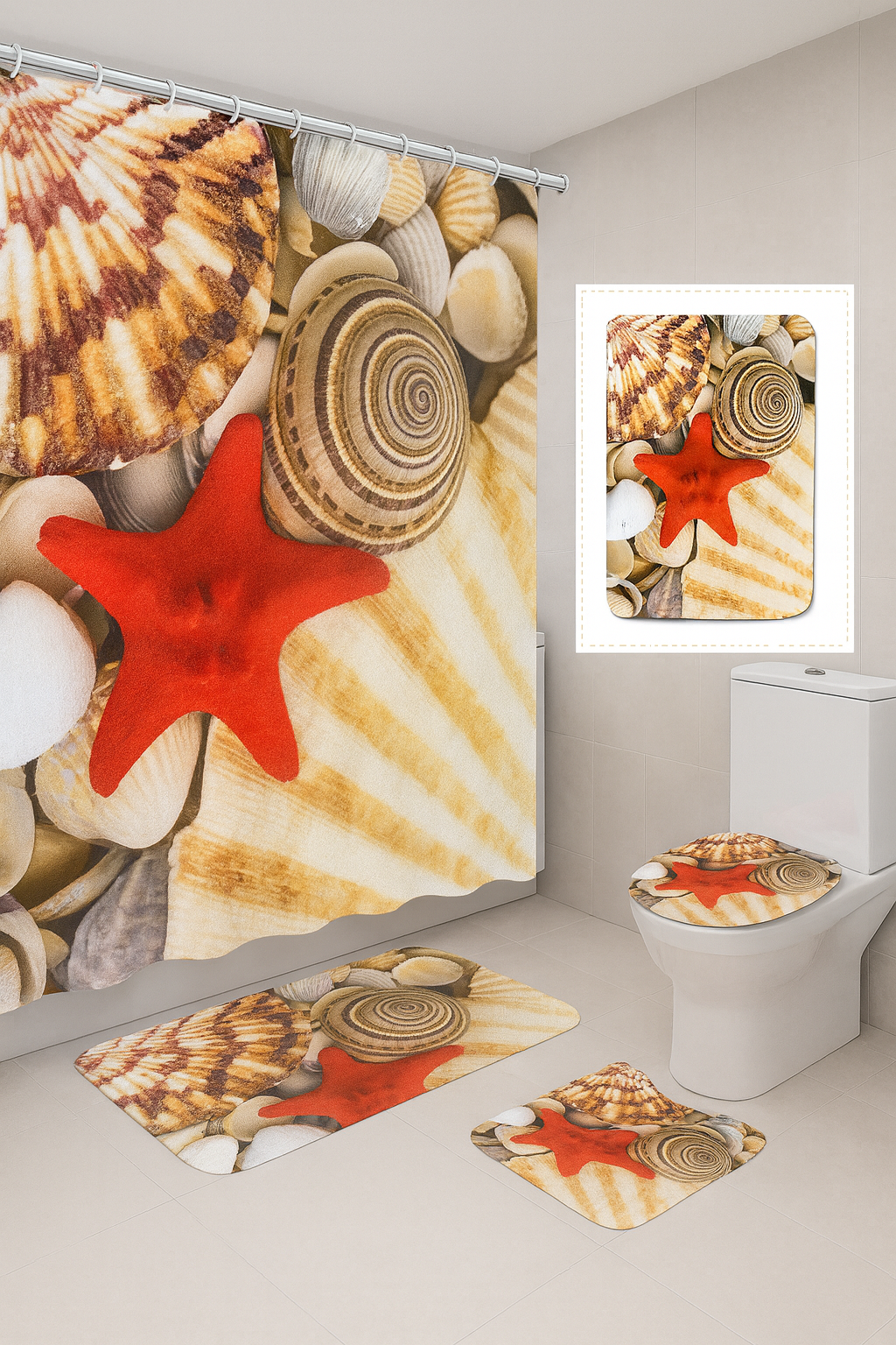 Starfish & Seashell Design