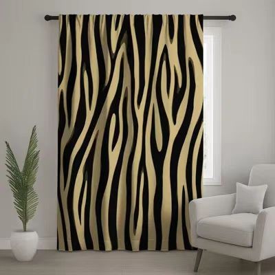 Zebra Stripe Curtain