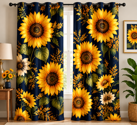 Sunflower Bloom Curtain
