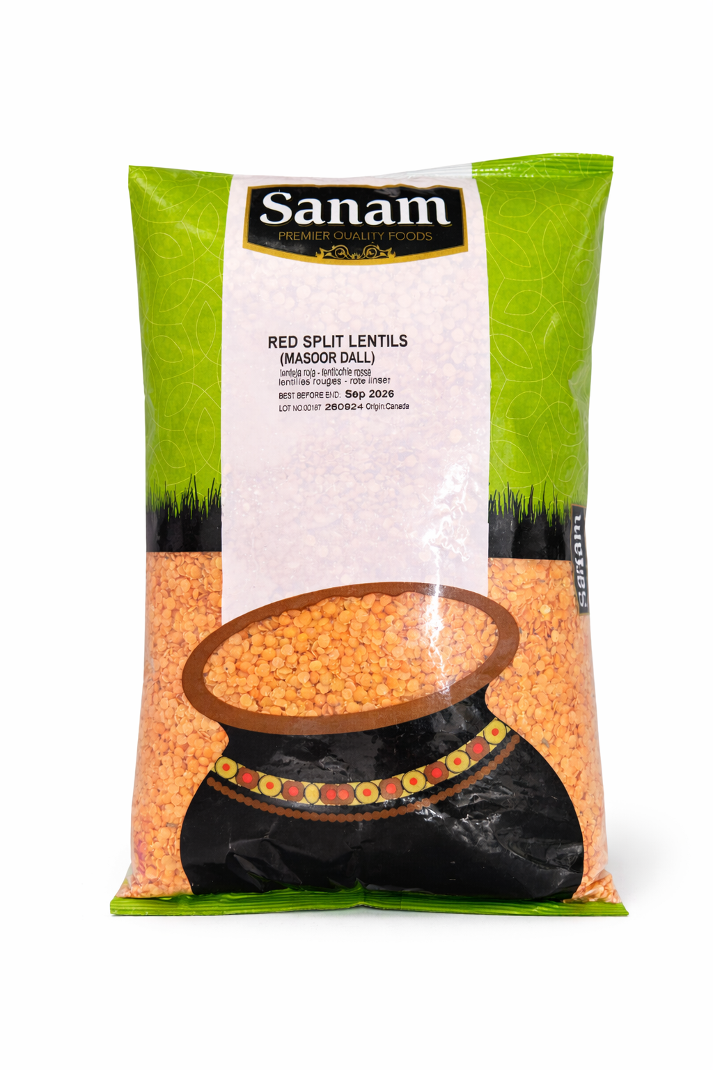 Red Split Lentils (Masoor Dall) – 2kg