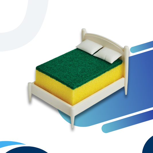 Classic Sponge&Scrubber with Holder