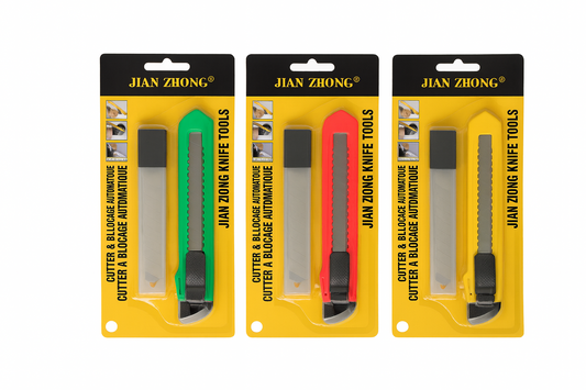 Utility Cutter Knife + Spare Blades – Jian Zhong Tools