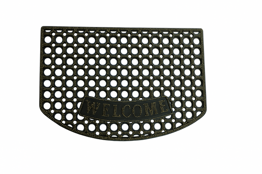Circle Grid Rubber Mat Glitter