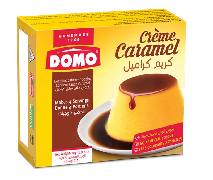 DOMO Crème Caramel Dessert Mix – 80 g