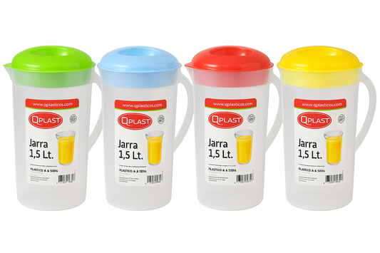 Qplast 1.5L Plastic Pitcher