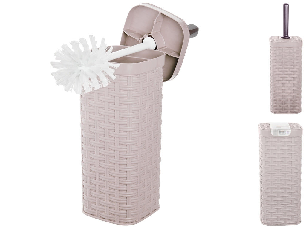 Toilet Brush with Covered Holder