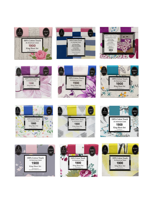 American Linen Printed-King Size