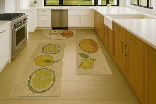 Citrus Kitchen Mat Set