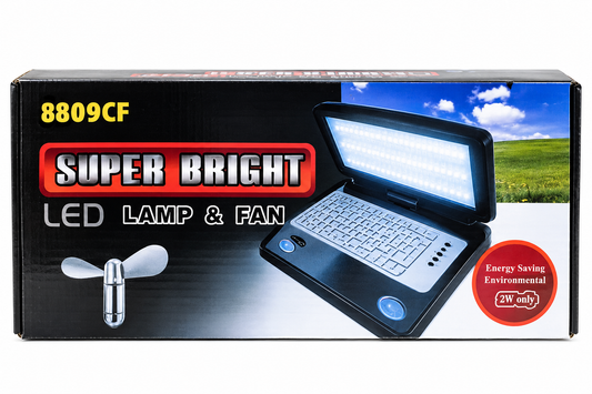 LED Lamp & Fan – Model 8809CF