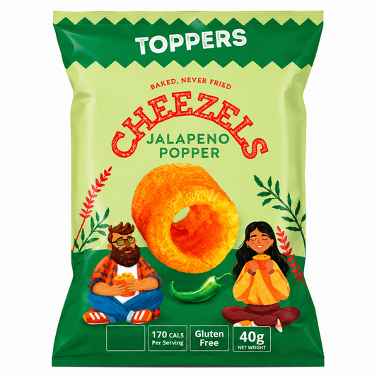 Toppers Cheezels Jalapeno Puff 40g