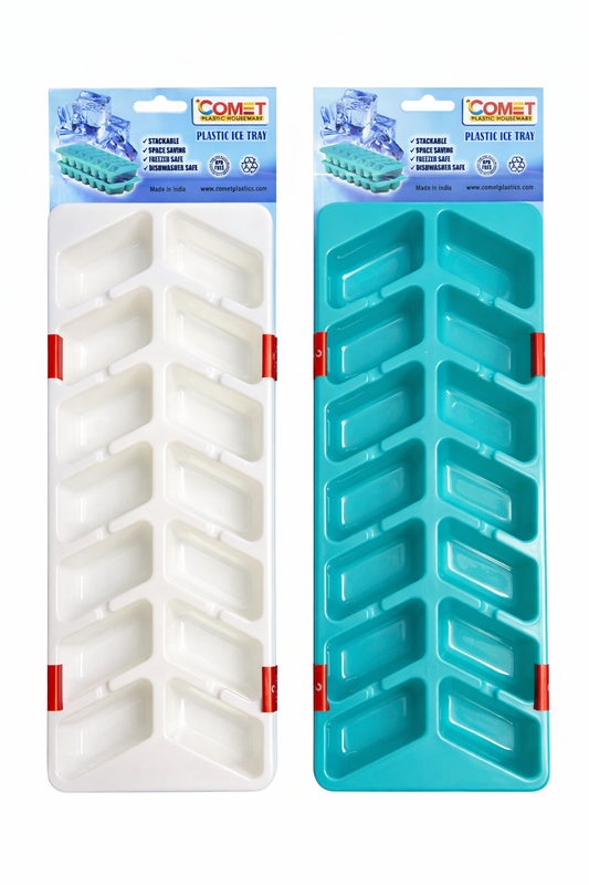 Stackable Freezer Ice Cube Tray x 2 Pcs