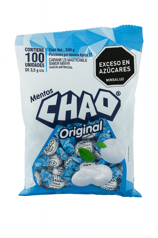 Mentas Chao Original – 350g (100 pieces)