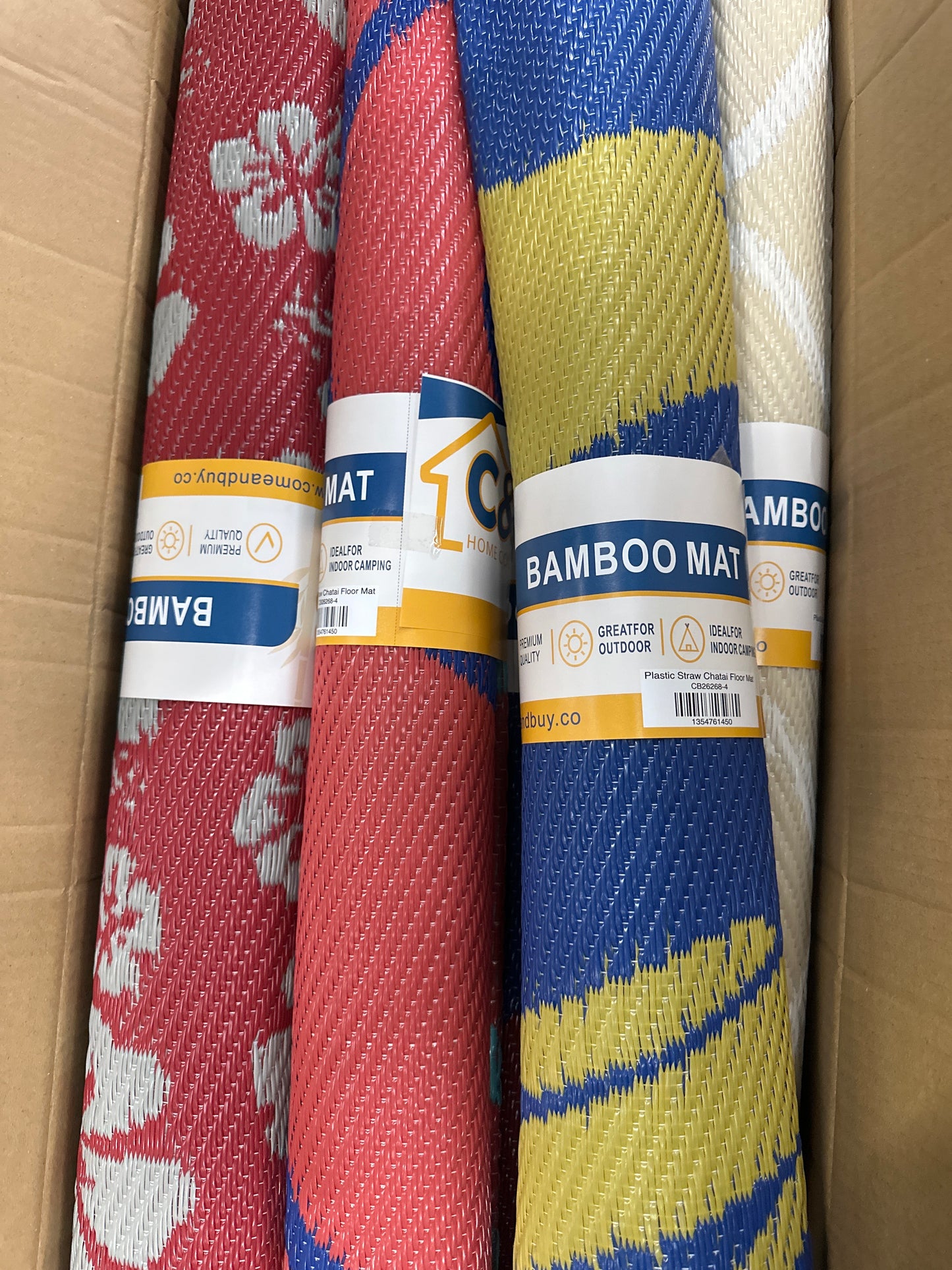 Plastic Straw Chatai Floor Mat