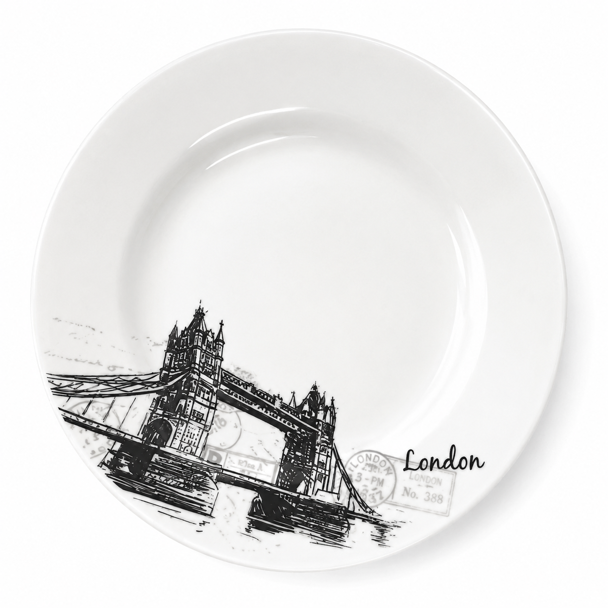 Glass Serving Plate