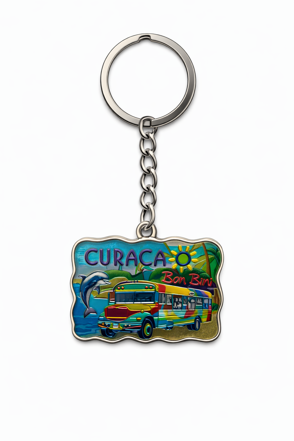 Curaçao Bon Bini Souvenir Keychain