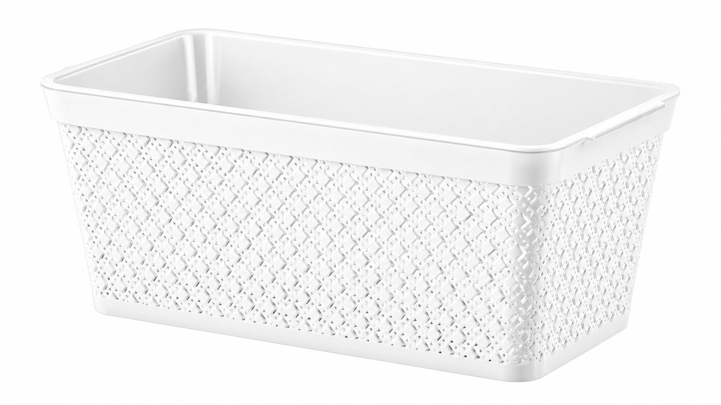 Decorative railing planters- Rectangle-textured surface