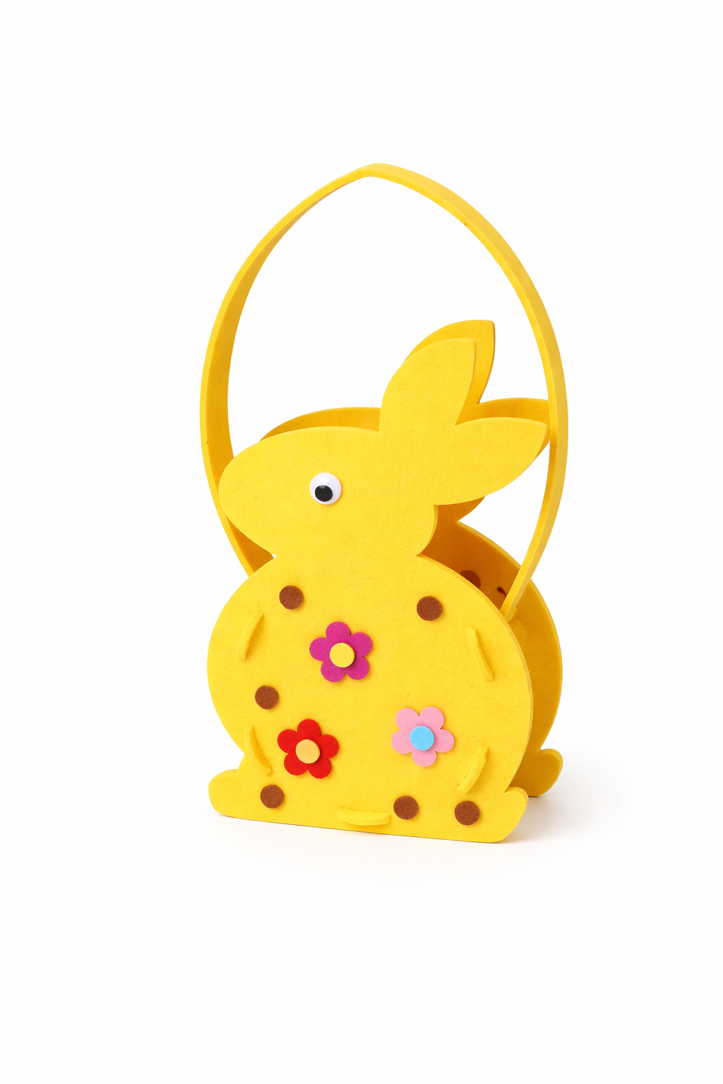 Easter Egg Basket Yellow
