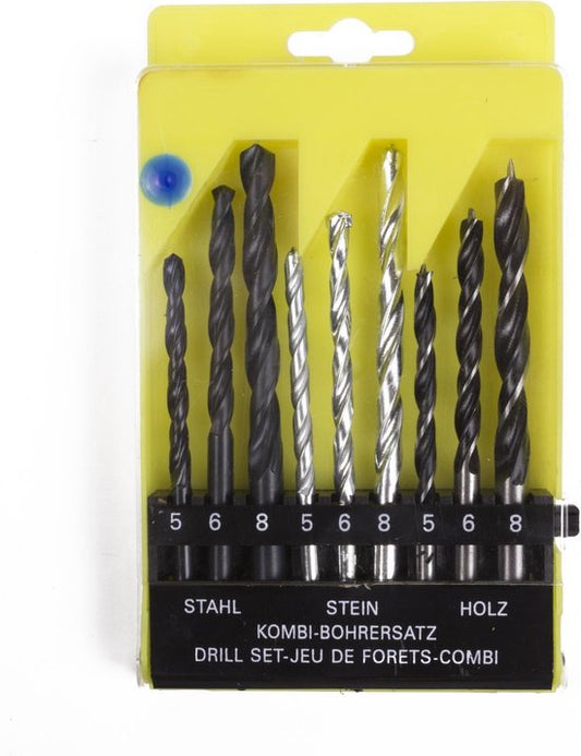 9-Piece Drill Bit Set