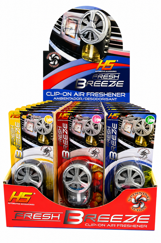 HS Fresh Breeze Clip-On Air Freshener