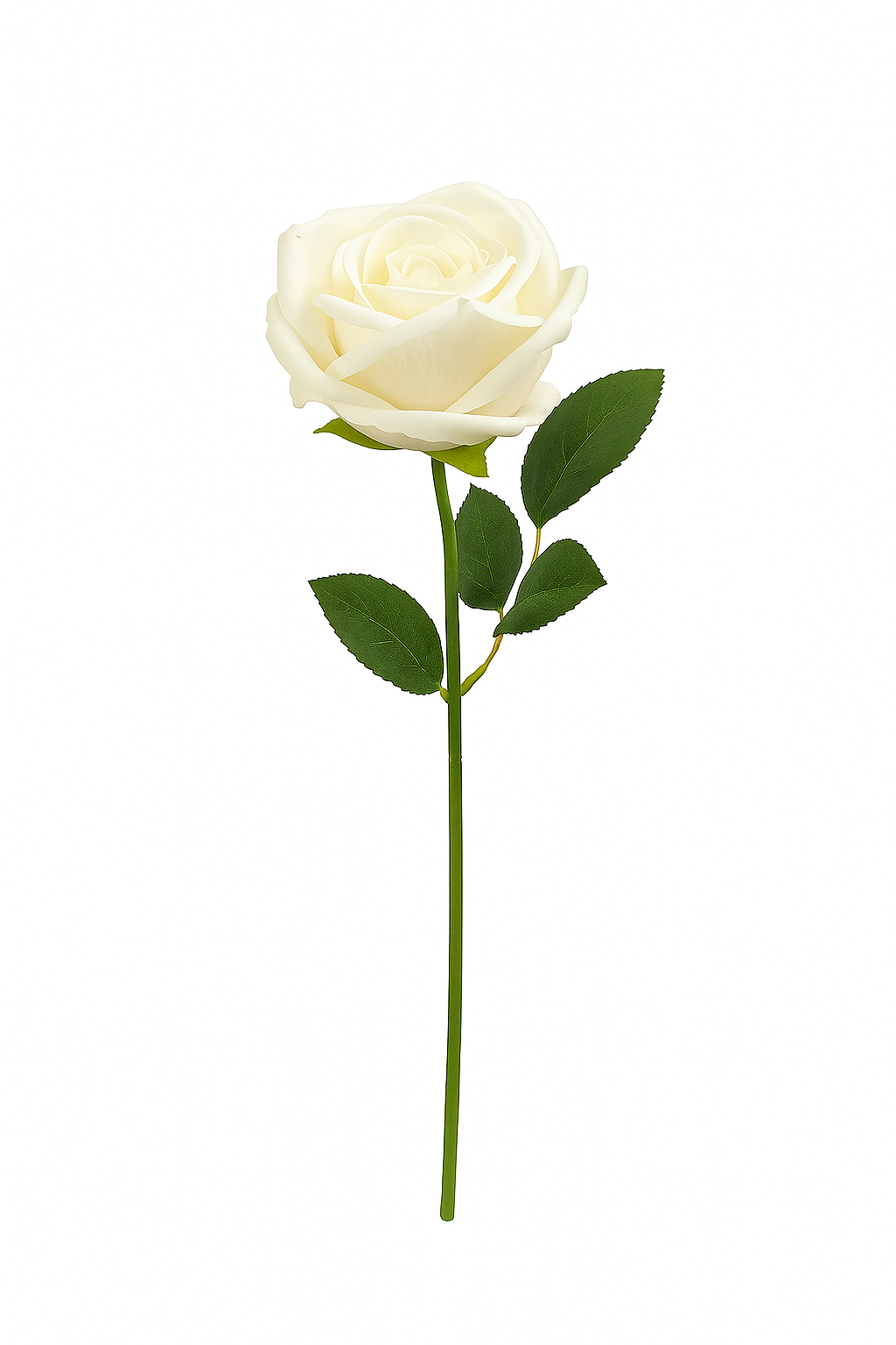 Emerald Elegance Artificial Rose Stem
