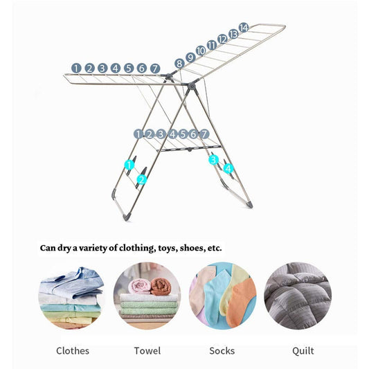 MX-0019 Series Foldable Clothes Drying Rack