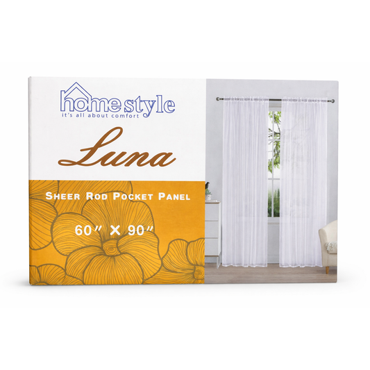 Luna Without Eylet Curtain– 60” x 90”