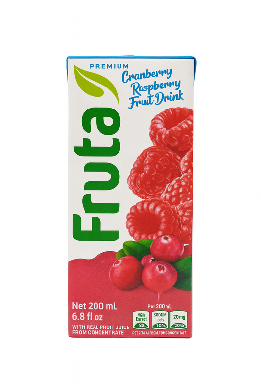 Fruta Premium Cranberry Raspberry  Juice Drink – 1 Litre