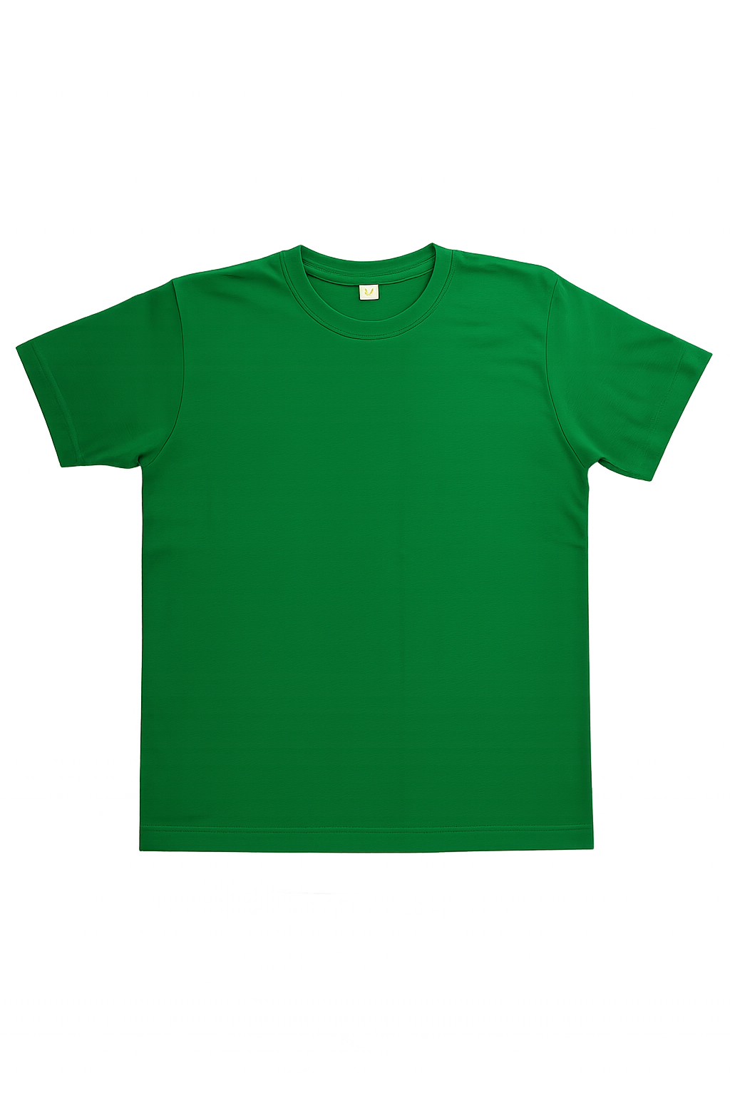 T-Shirt Green Plain Kids