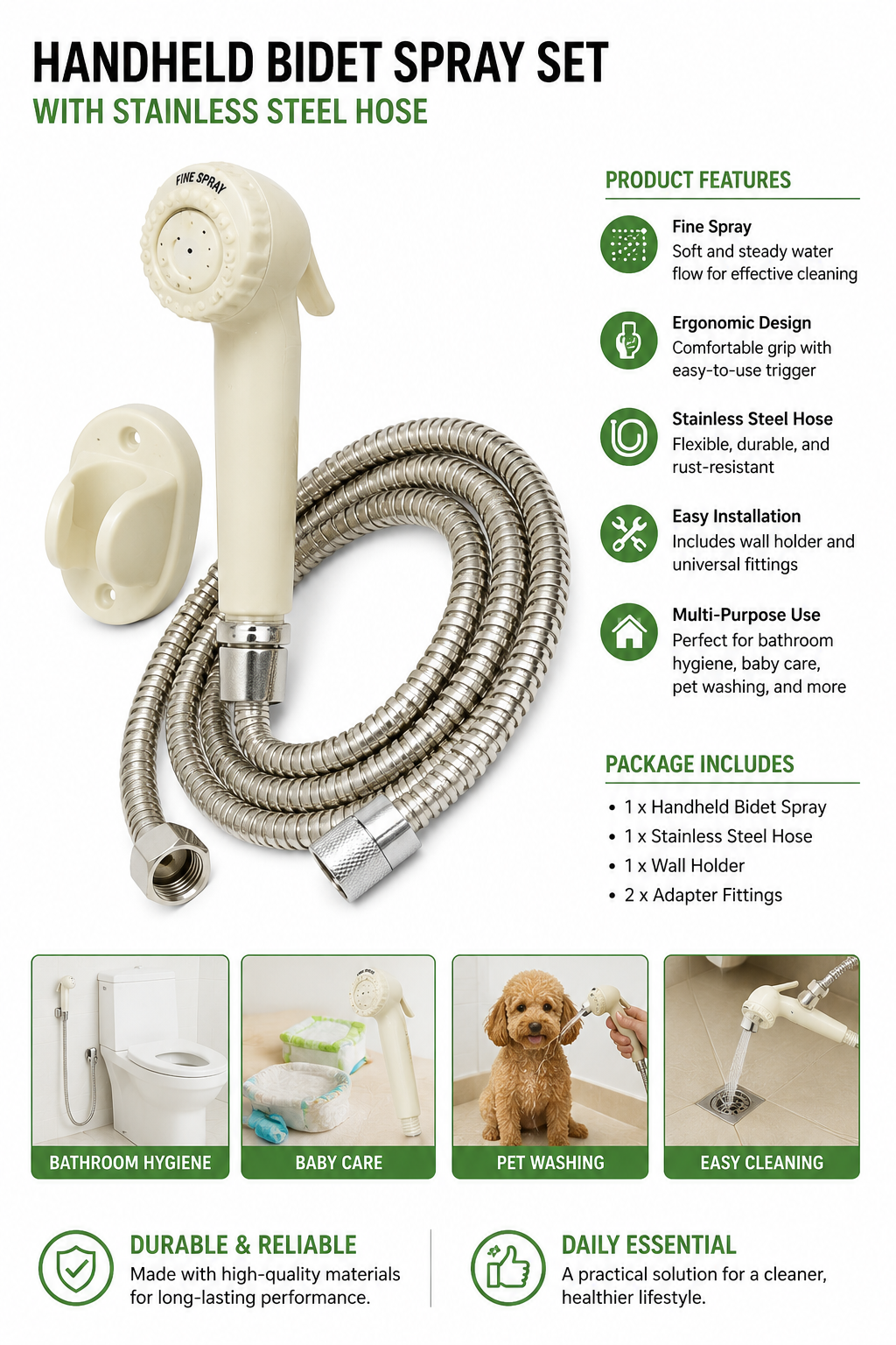 Handheld Bidet Spray Set