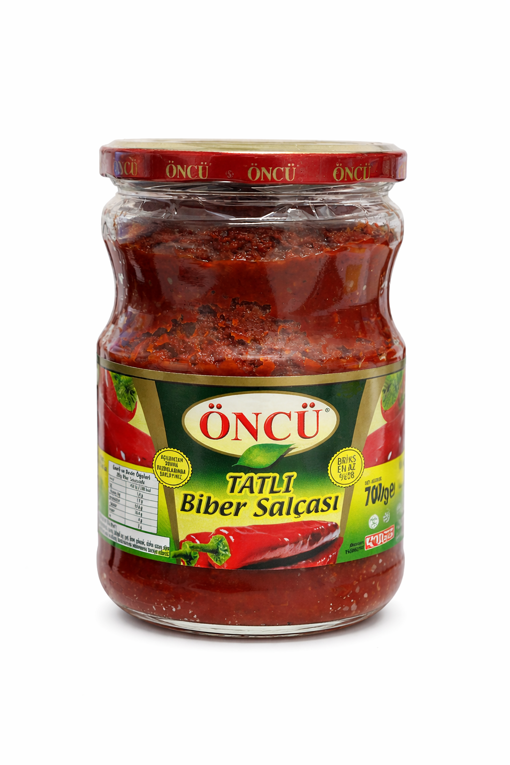 ÖNCÜ Tatlı Biber Salçası – Sweet Pepper Paste (700g)