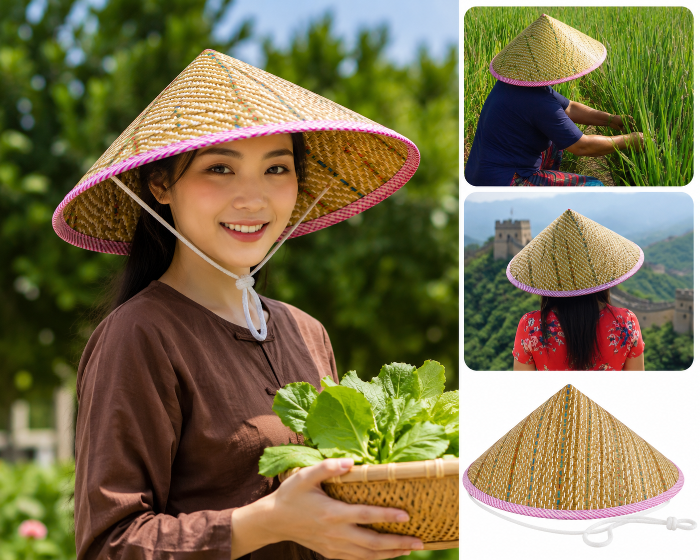 Traditional Chinese Conical Hat