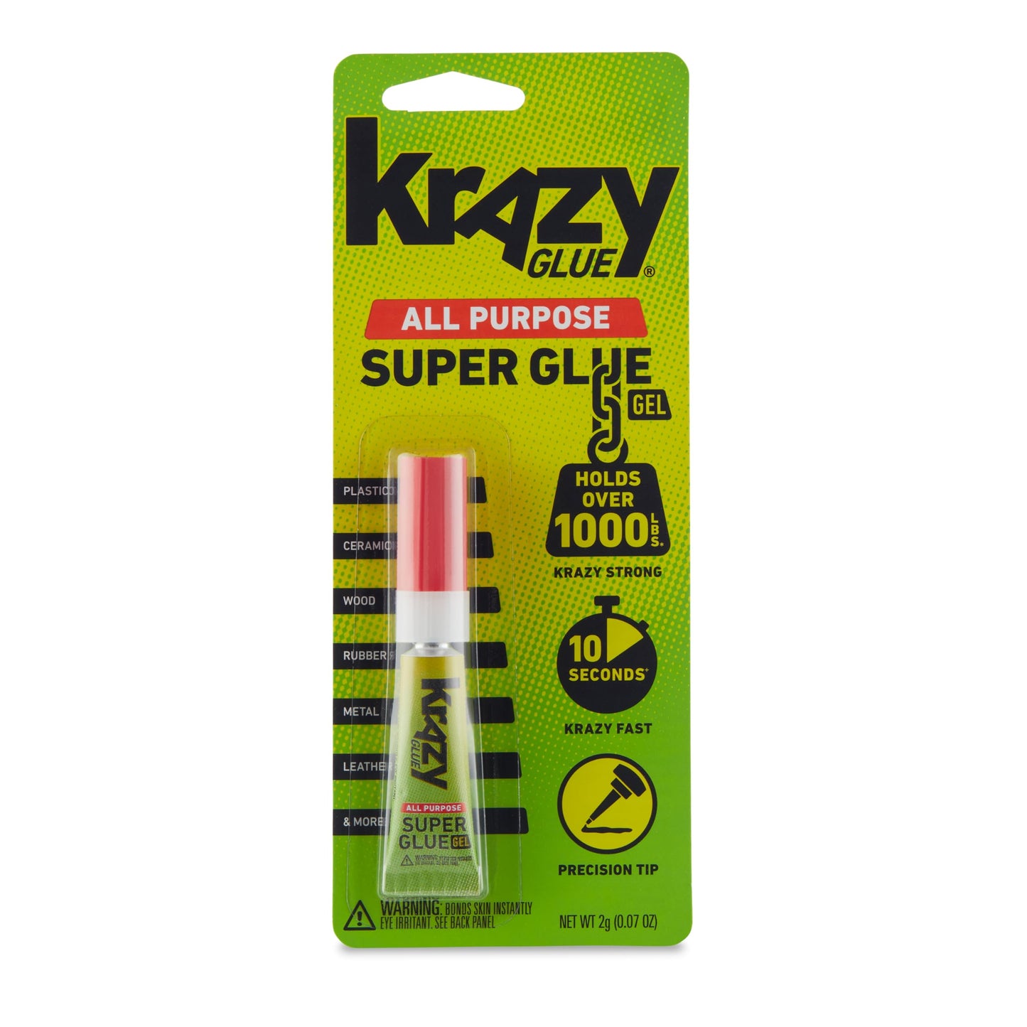 Krazy Glue All Purpose Super Glue Gel (2g / 0.07 oz)