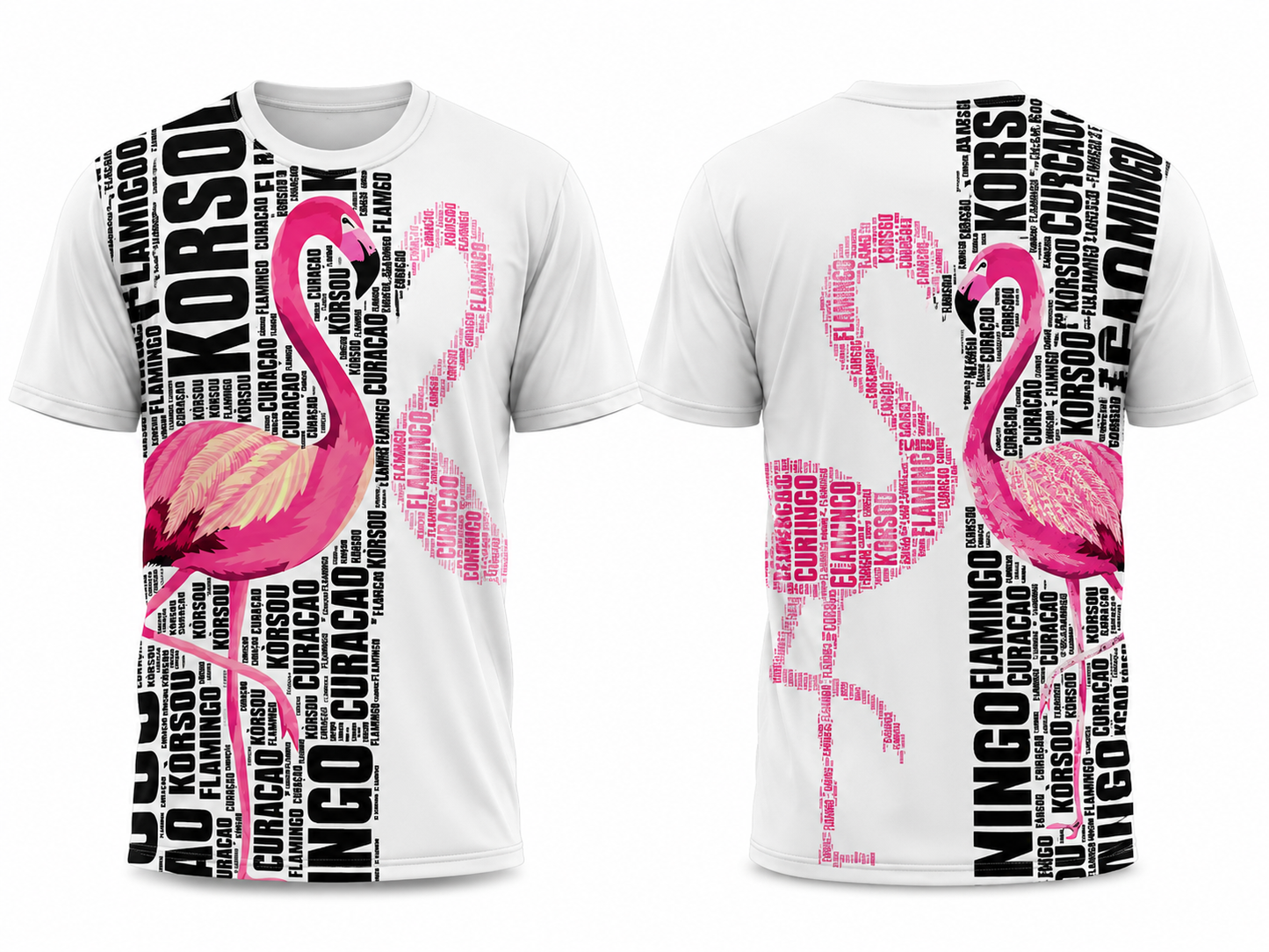 Curacao Shirt /FLAMINGO