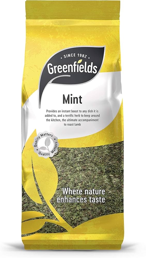 Greenfields Dried Mint – Aromatic Mint Leaves (220 g)
