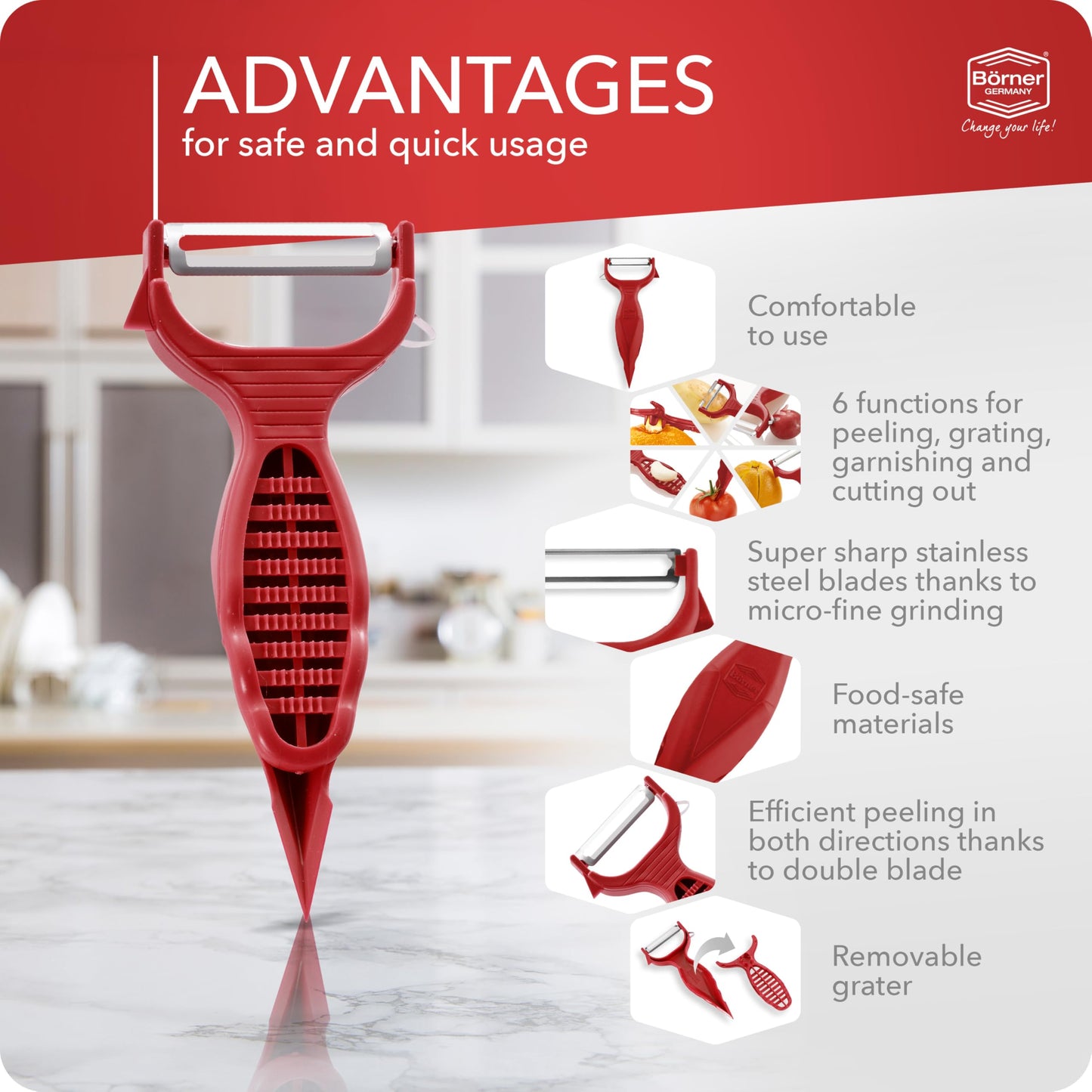 Fly Home Vegetables Peeler