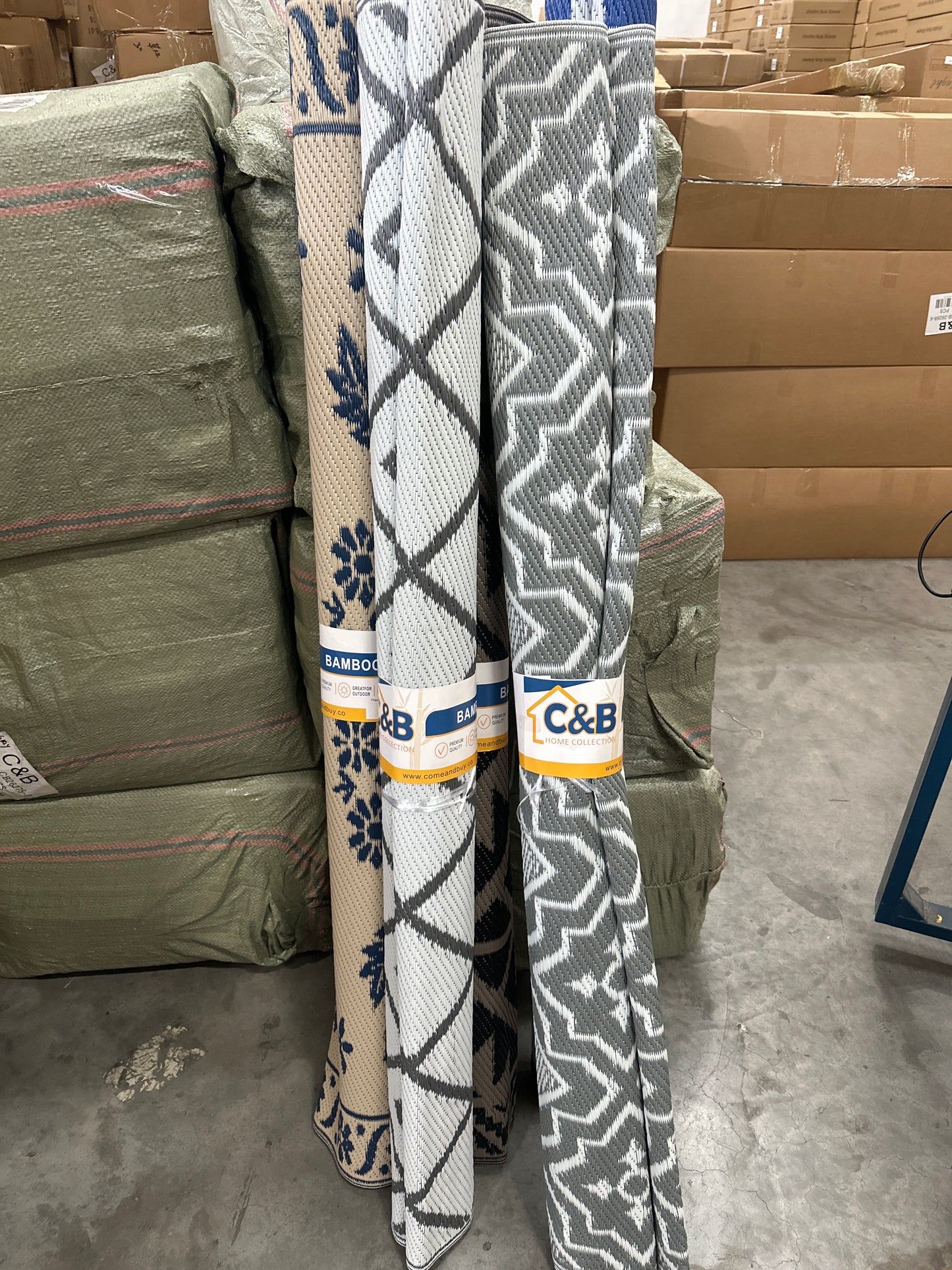 Plastic Straw Chatai Floor Mat